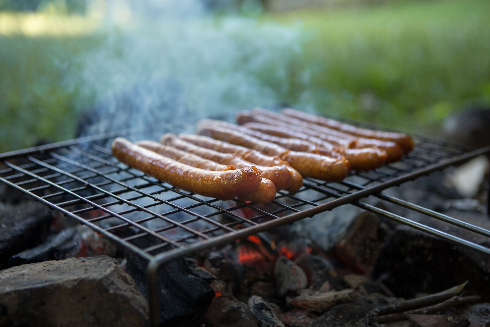 Canon EOS 6D + Canon EF 24-70mm F2.8L USM sample photo. Sausages, grill, lunch photography