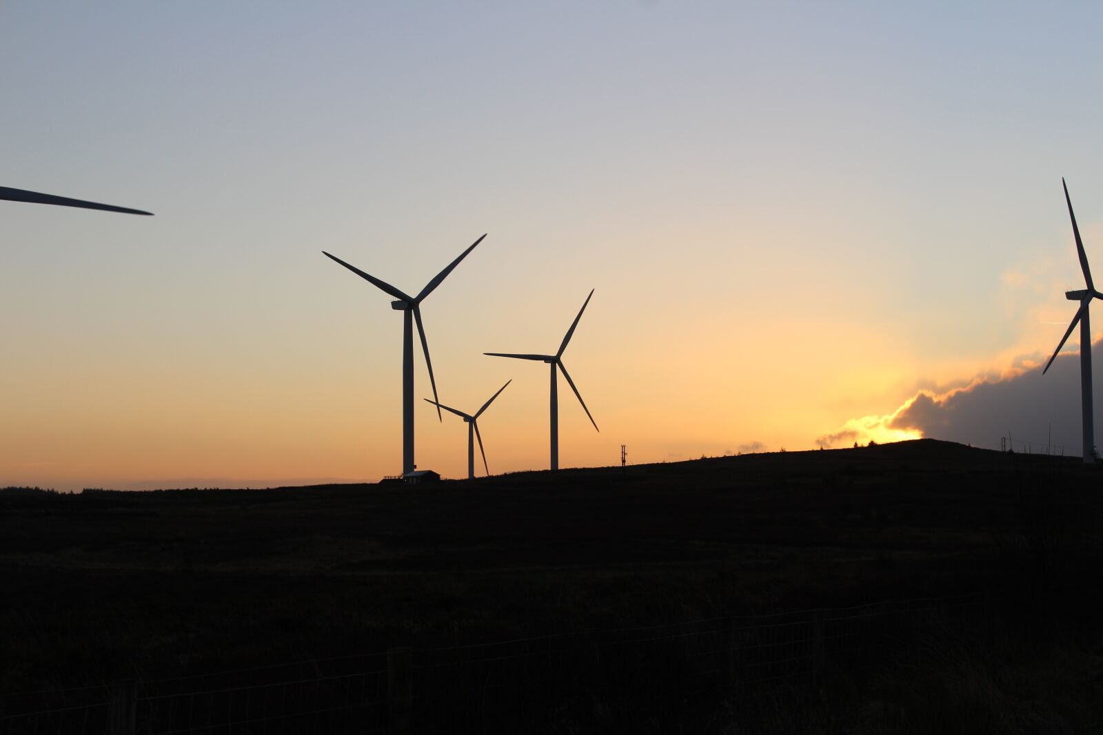 Canon EOS 100D (EOS Rebel SL1 / EOS Kiss X7) sample photo. Sunset, wind, turbine photography