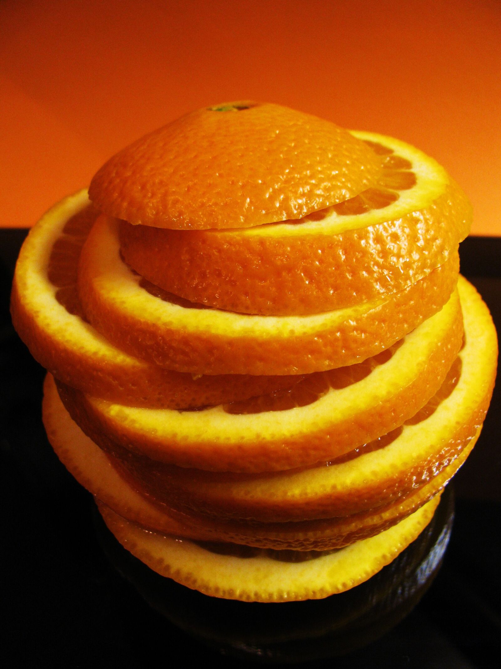 Canon PowerShot SX110 IS sample photo. Orange slices, fruit, orange photography
