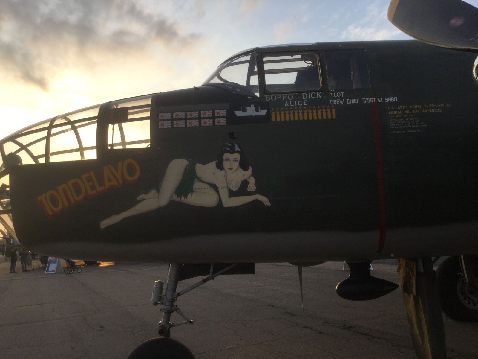 Apple iPod touch sample photo. B-17, bomber, airplane photography