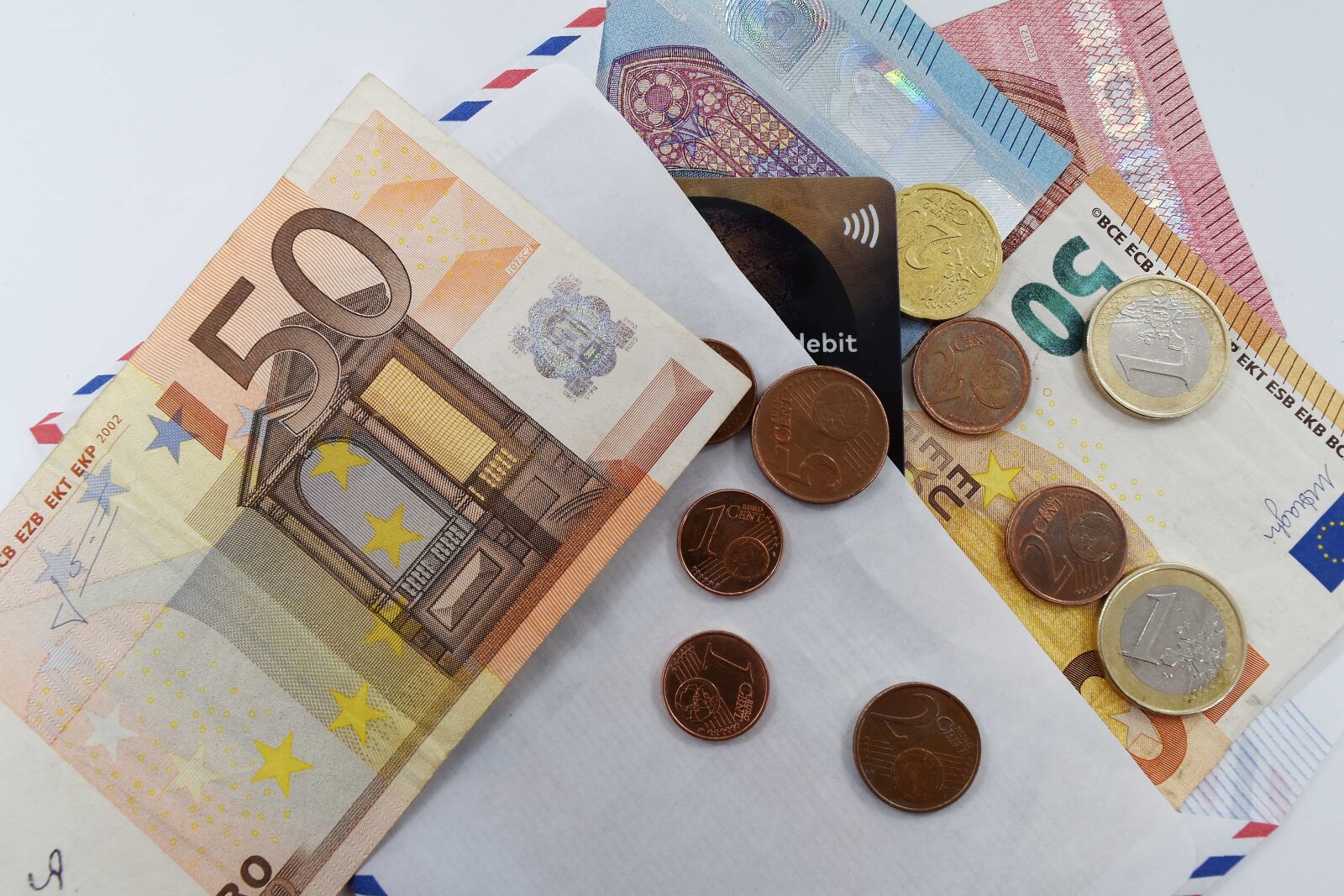 Nikon D5500 sample photo. Coins, credit, euro, investment photography