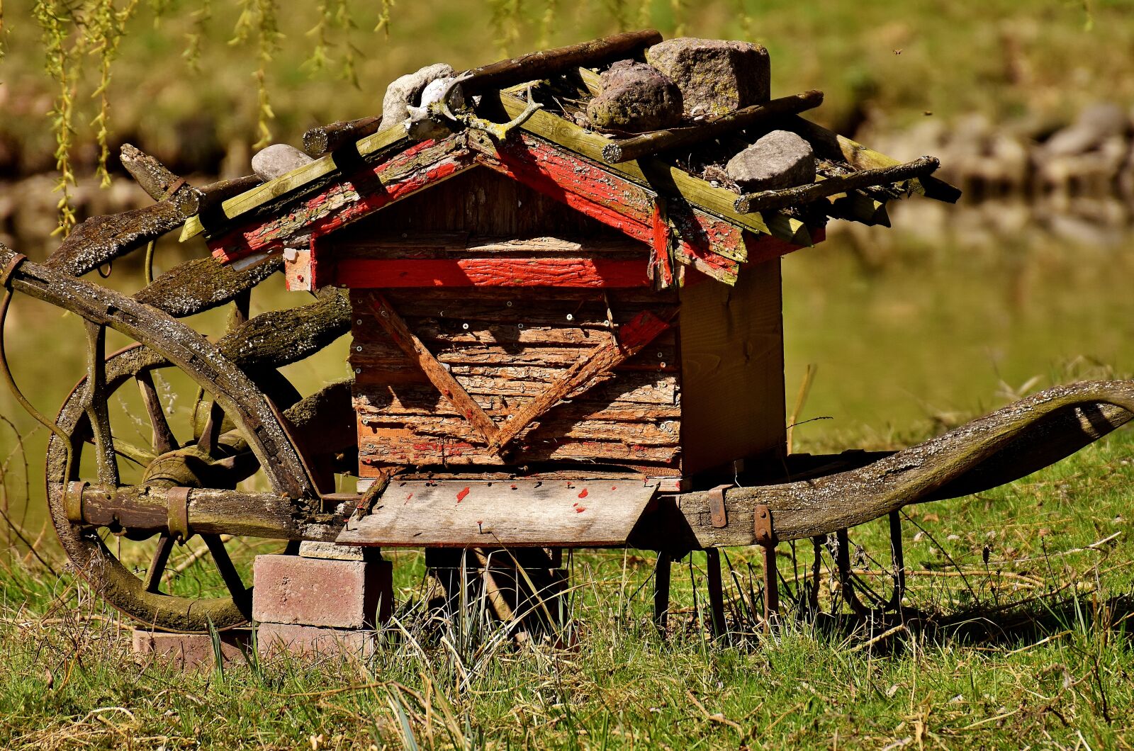Nikon D7200 sample photo. Beehive, bees, wood photography