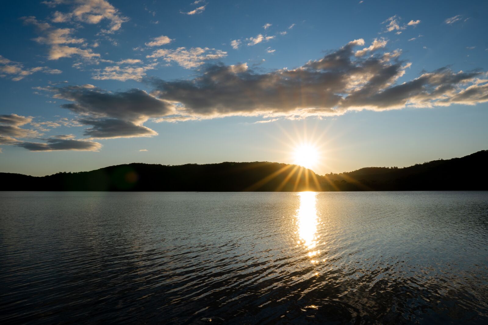 Sony a6300 + Sigma 16mm F1.4 DC DN | C sample photo. Lake, sunset, sunrise photography