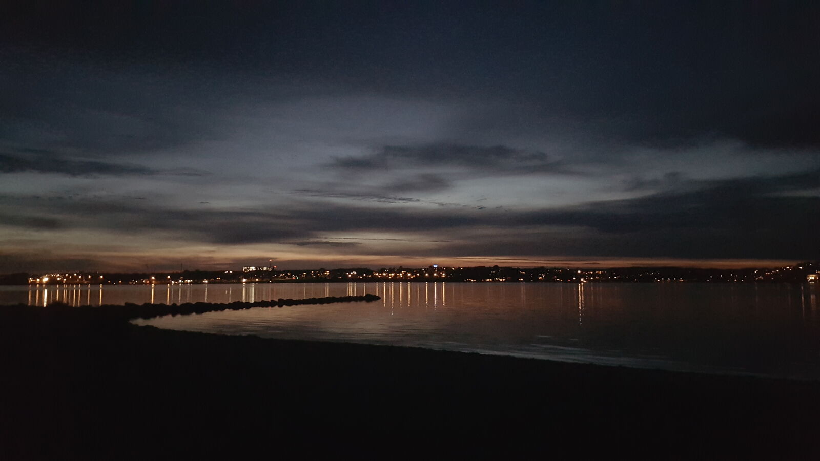 Samsung GALAXY S6 edge sample photo. City, citylights, darksky, lights photography