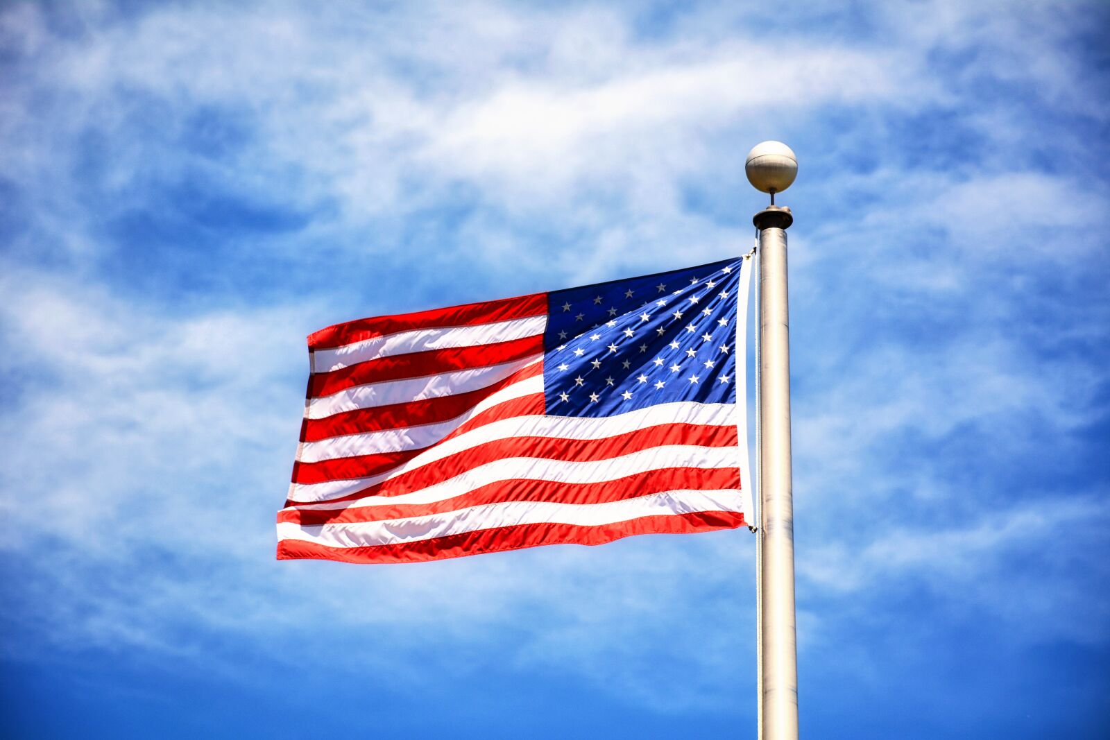 Nikon D7100 sample photo. Flag, american flag, red photography