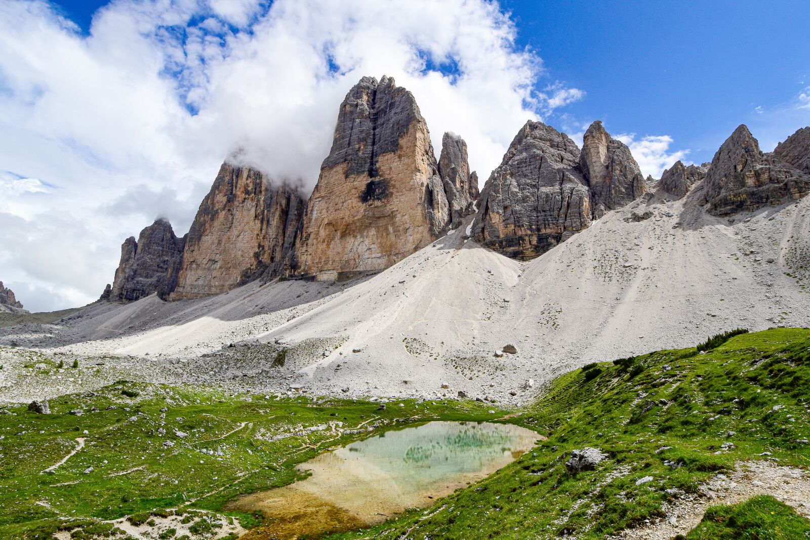 Nikon D5600 sample photo. Mountains, three zinnen, dolomites photography