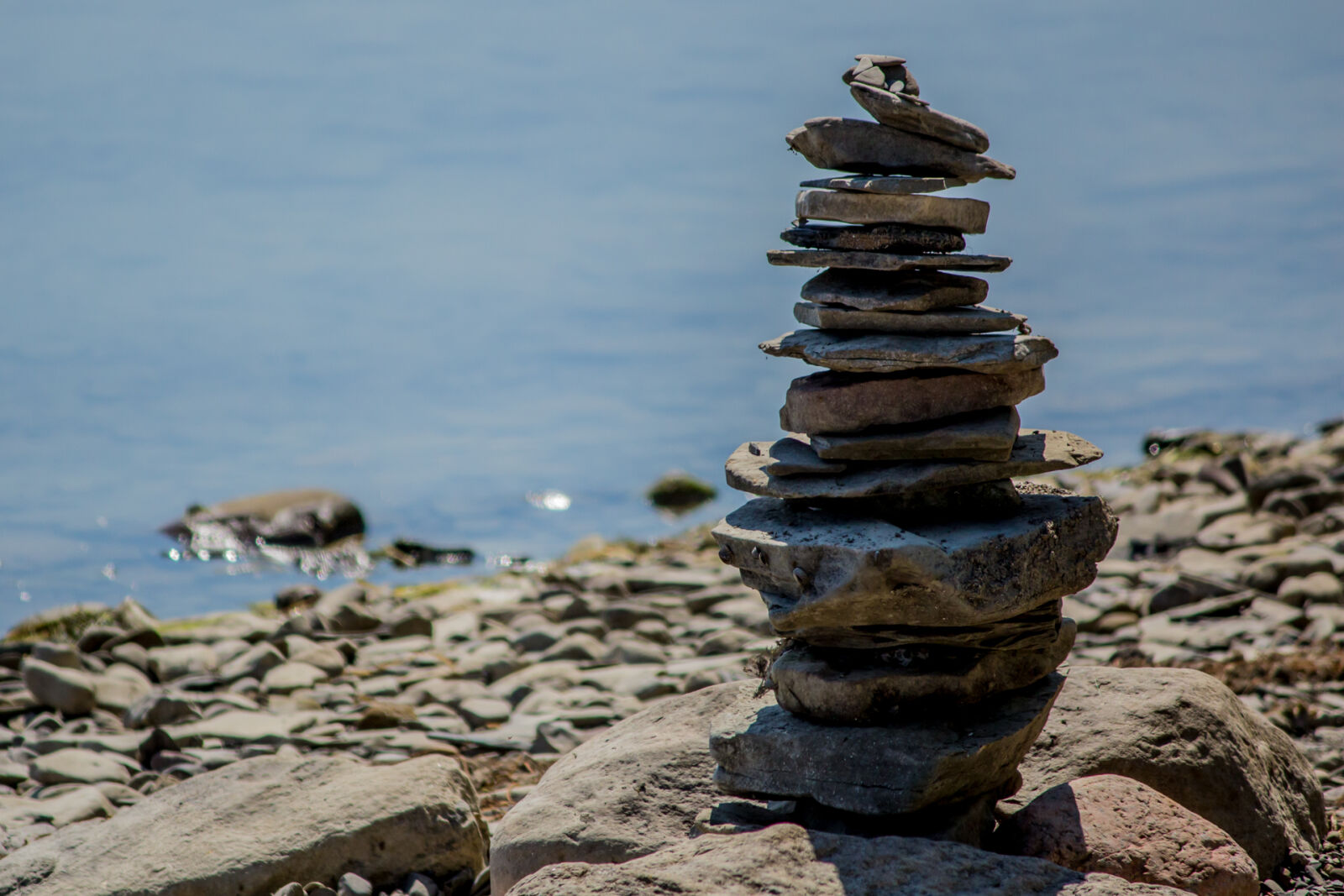 Canon EOS 600D (Rebel EOS T3i / EOS Kiss X5) sample photo. Hemlock, lake, rock, stack photography