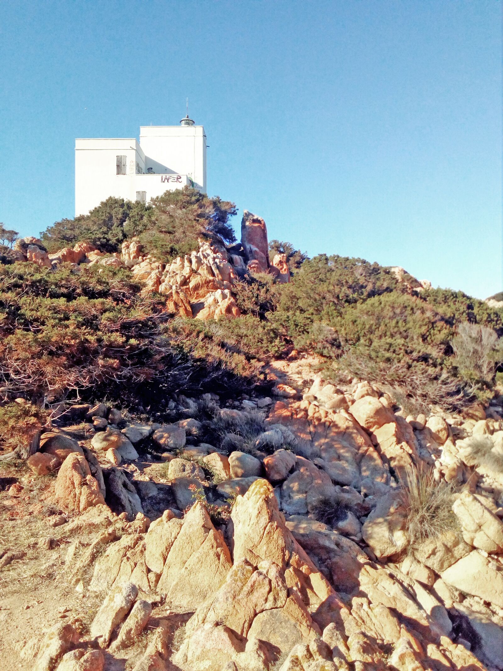 HUAWEI Y5II sample photo. Lighthouse, sea, sardinia photography