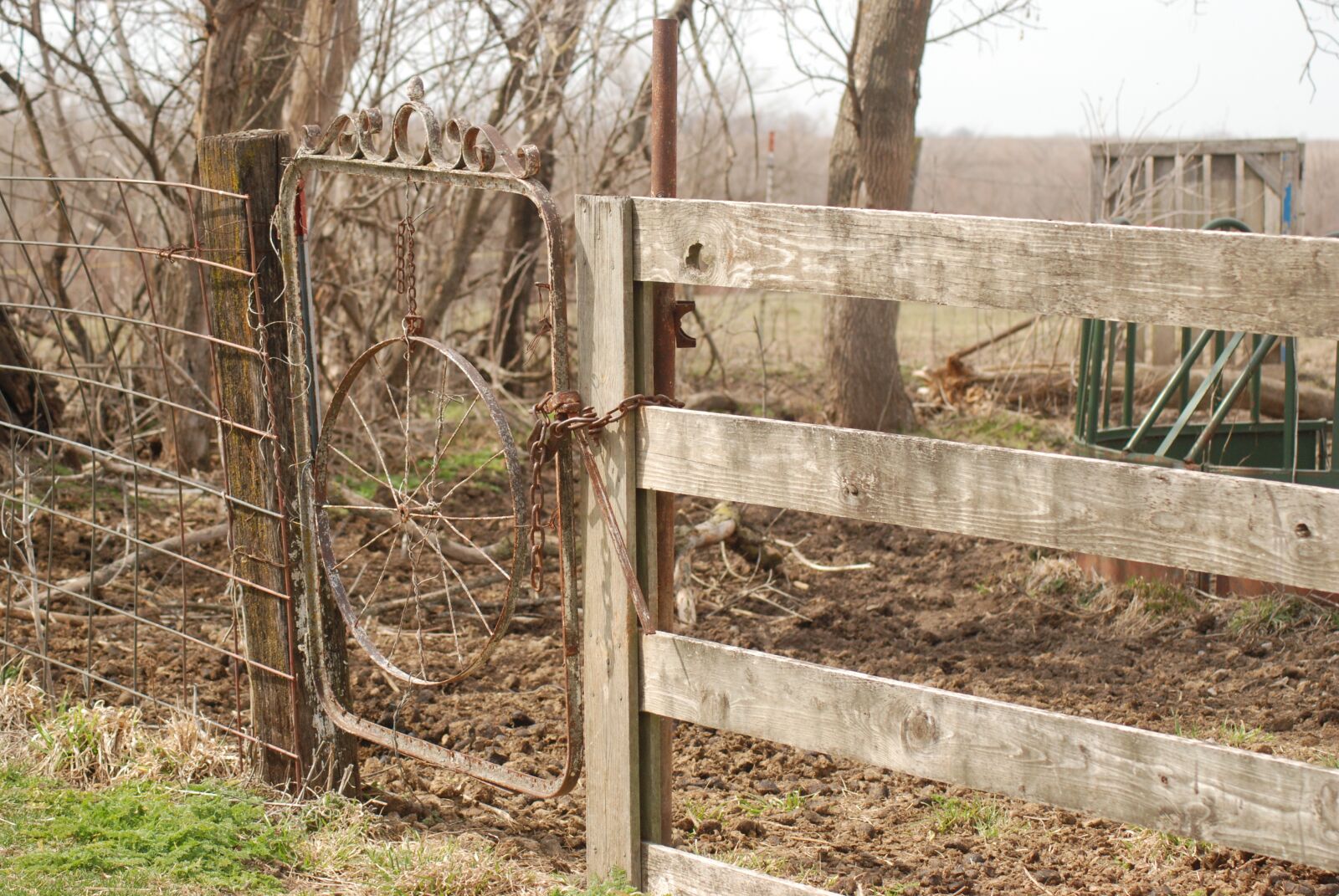 Nikon D80 sample photo. Gate, farm, fence photography