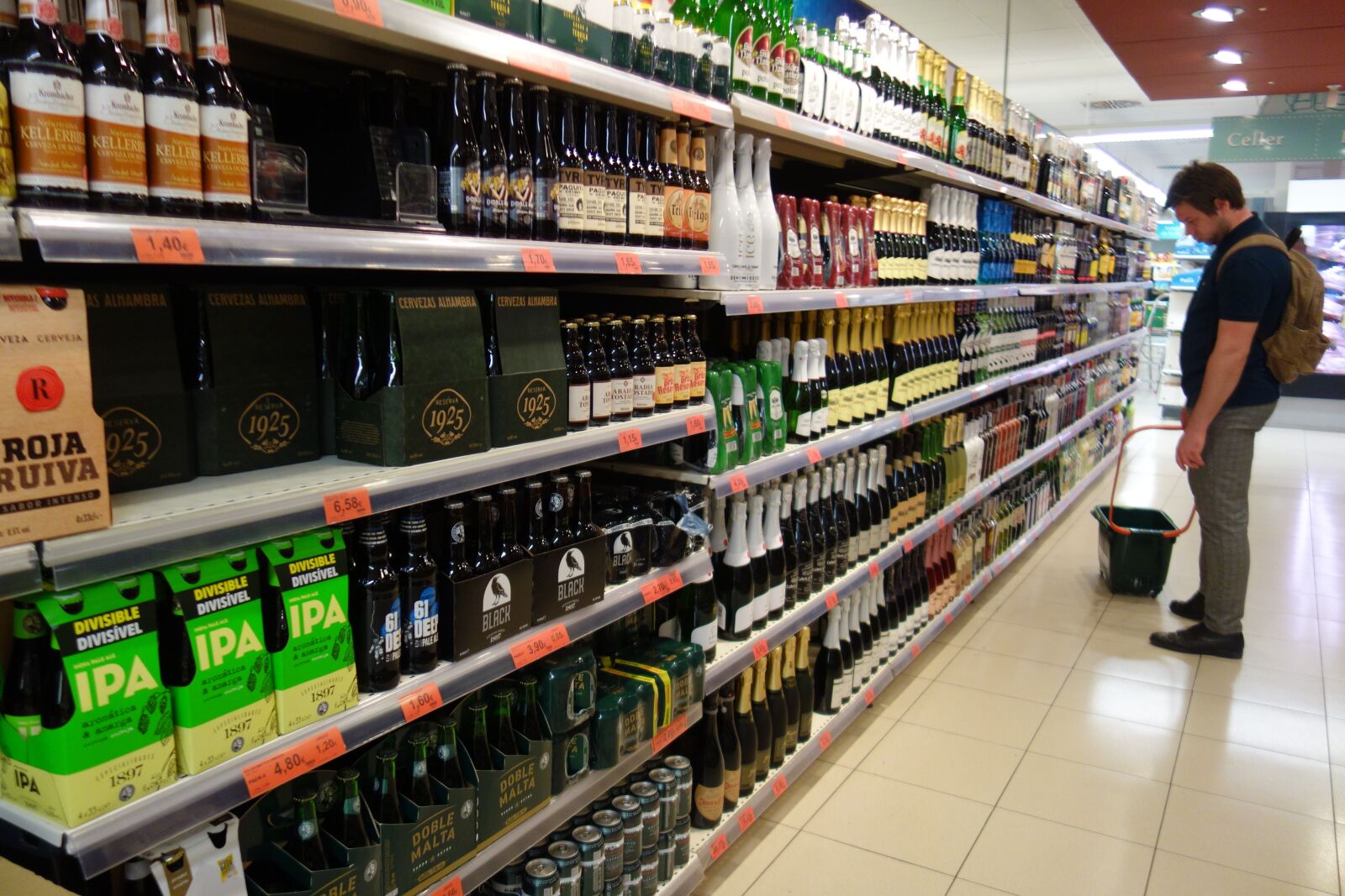 Sony Cyber-shot DSC-RX100 sample photo. Alcohol, super market, wine photography