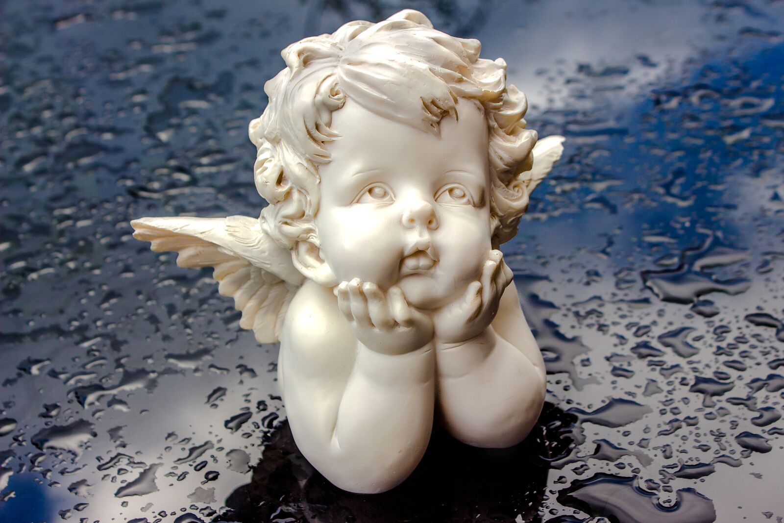 Canon EOS 650D (EOS Rebel T4i / EOS Kiss X6i) sample photo. Angel, figure, sitting photography