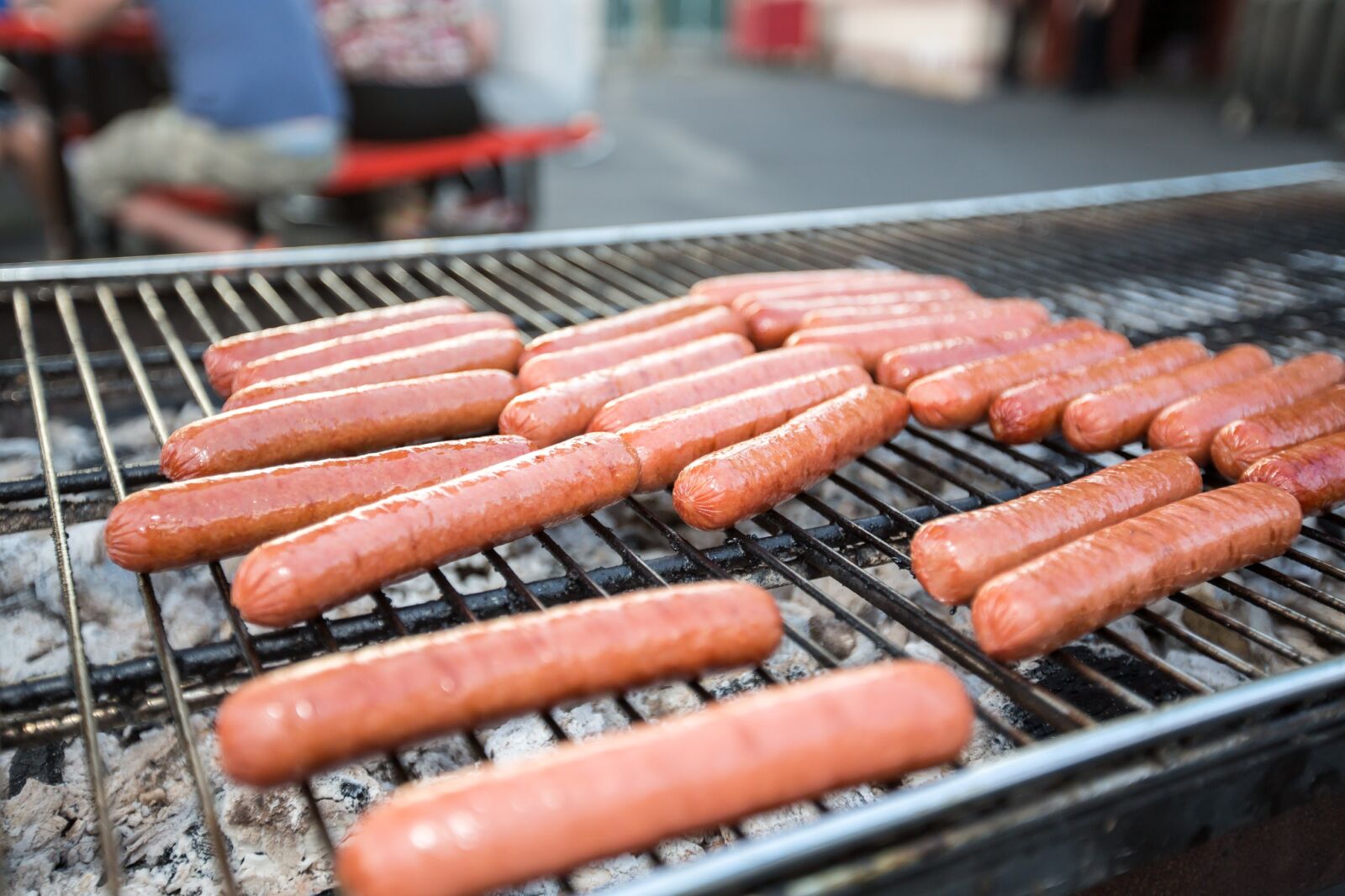 Canon EF 16-35mm F2.8L II USM sample photo. Barbecue, sausage, flame photography