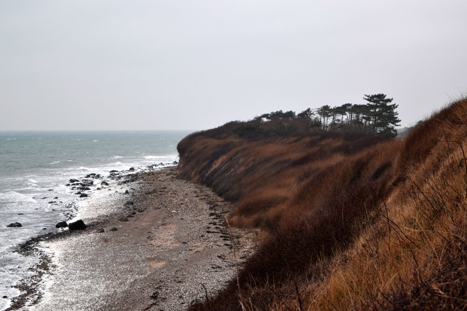 Nikon D3300 sample photo. Cliff, denmark, nature, samso photography