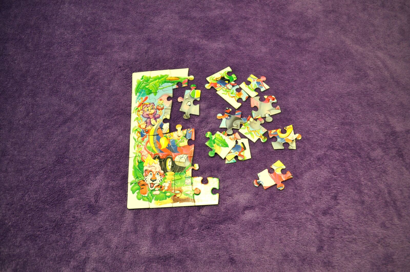 Nikon D5000 sample photo. Jigsaw, puzzles photography