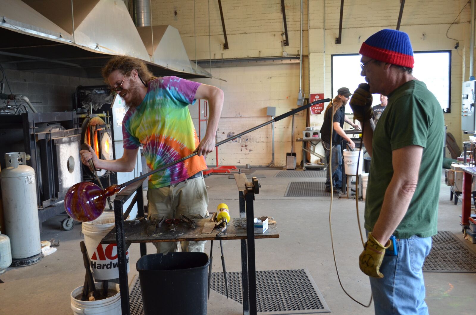 Nikon D5100 sample photo. Glass, blowing, craft photography