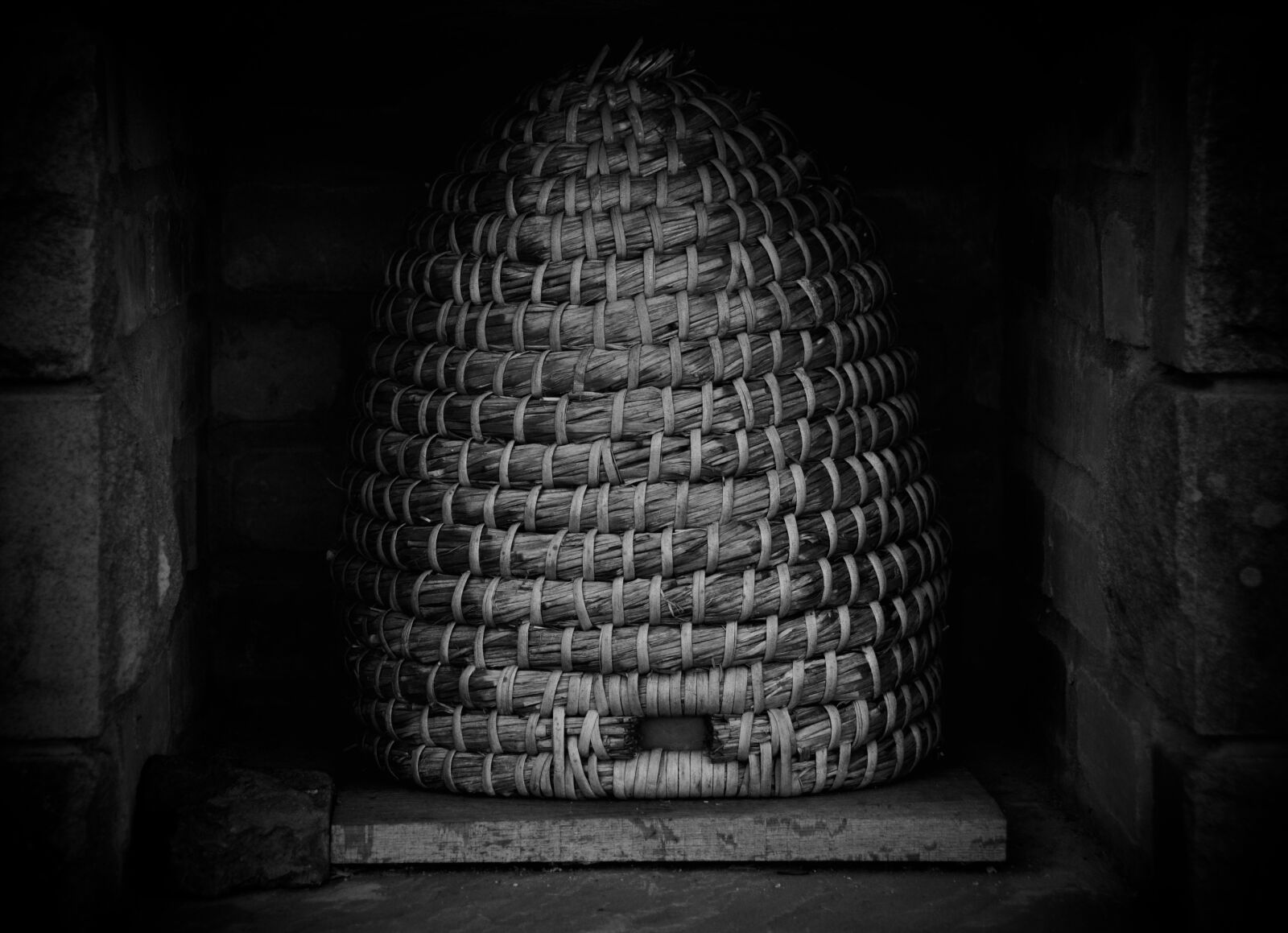 Nikon D5000 sample photo. Beehive, wicker, old photography
