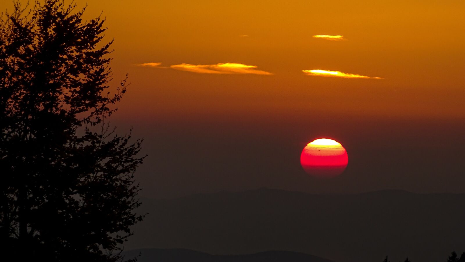 Sony Cyber-shot DSC-HX350 sample photo. Sunset, horizon, nature photography