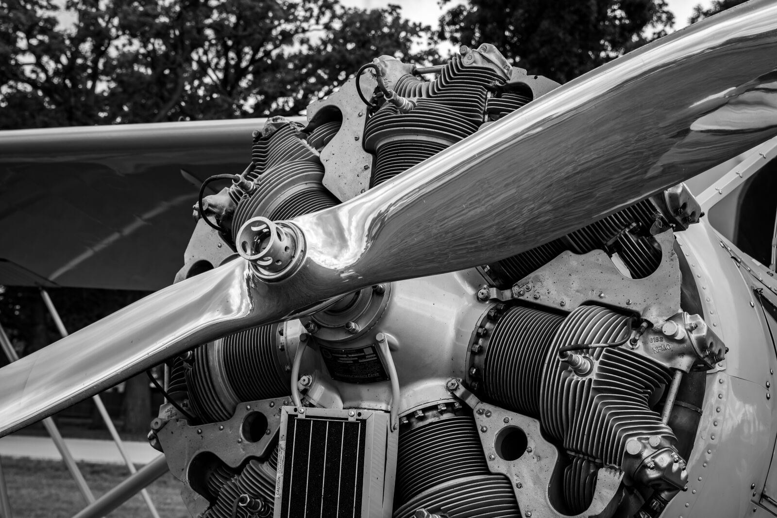 Tamron SP 24-70mm F2.8 Di VC USD sample photo. Vintage, aircraft, propeller photography
