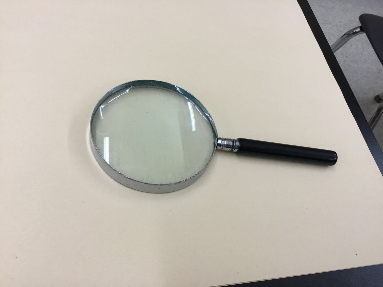 Apple iPad (5th generation) sample photo. Magnifying glass, science, tool photography