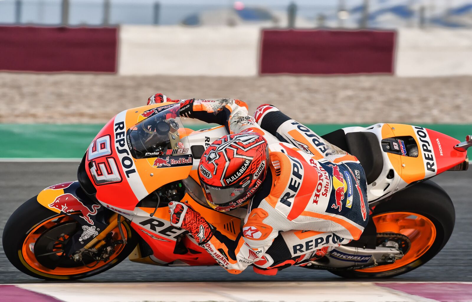 Nikon D500 sample photo. Marc márquez, qatar, 2017 photography