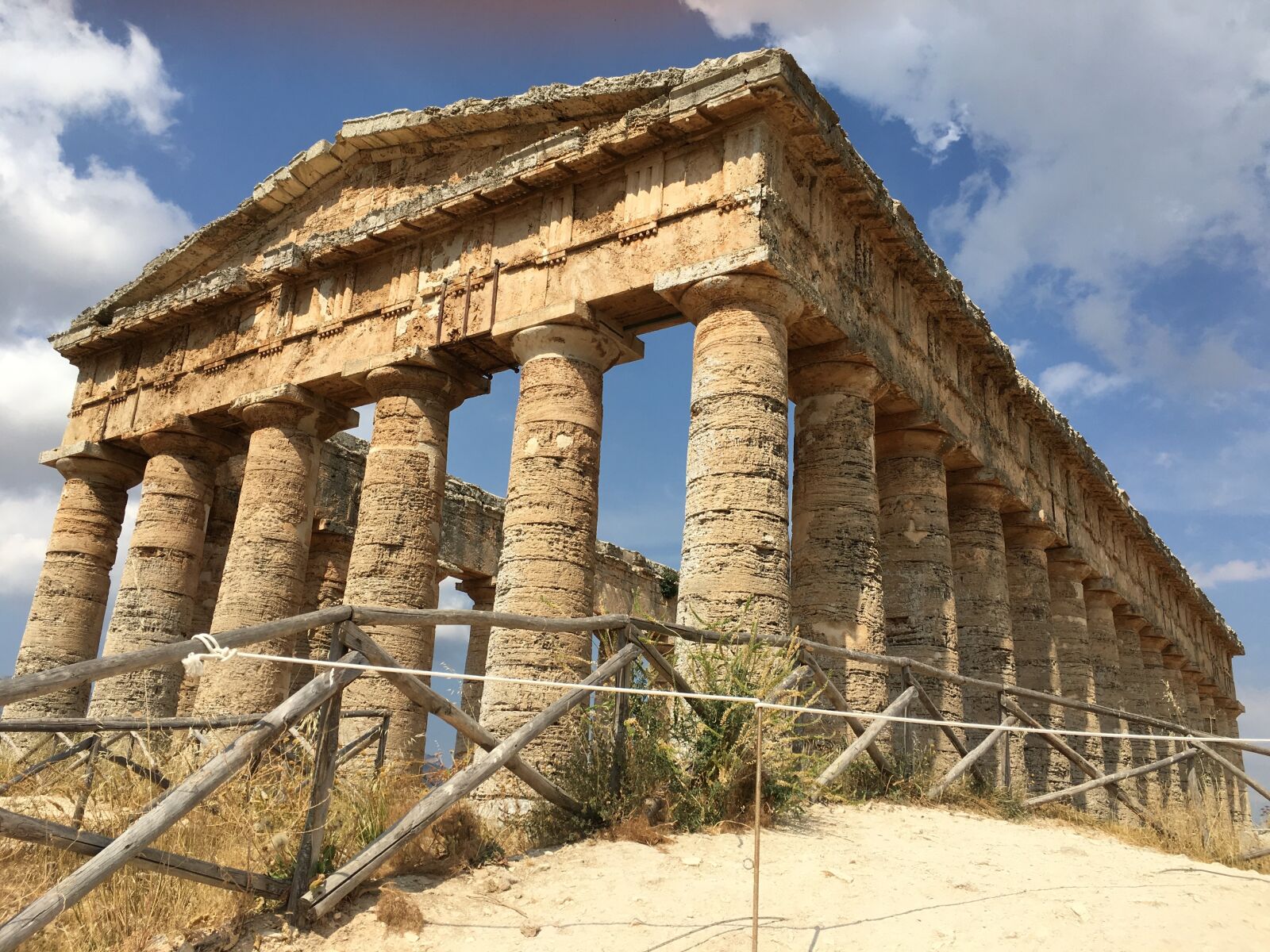 Apple iPhone 6s sample photo. Temple, segesta, sicily photography