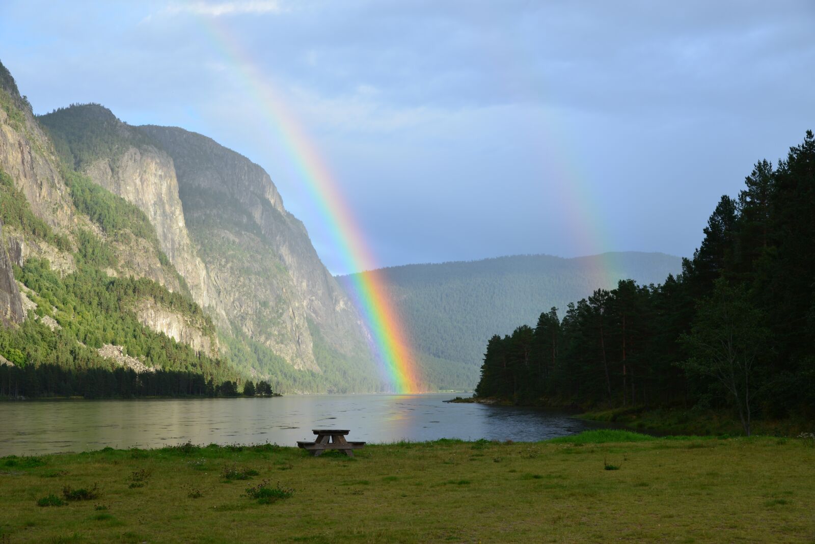 Nikon D600 sample photo. Landscape, natural, rainbow photography