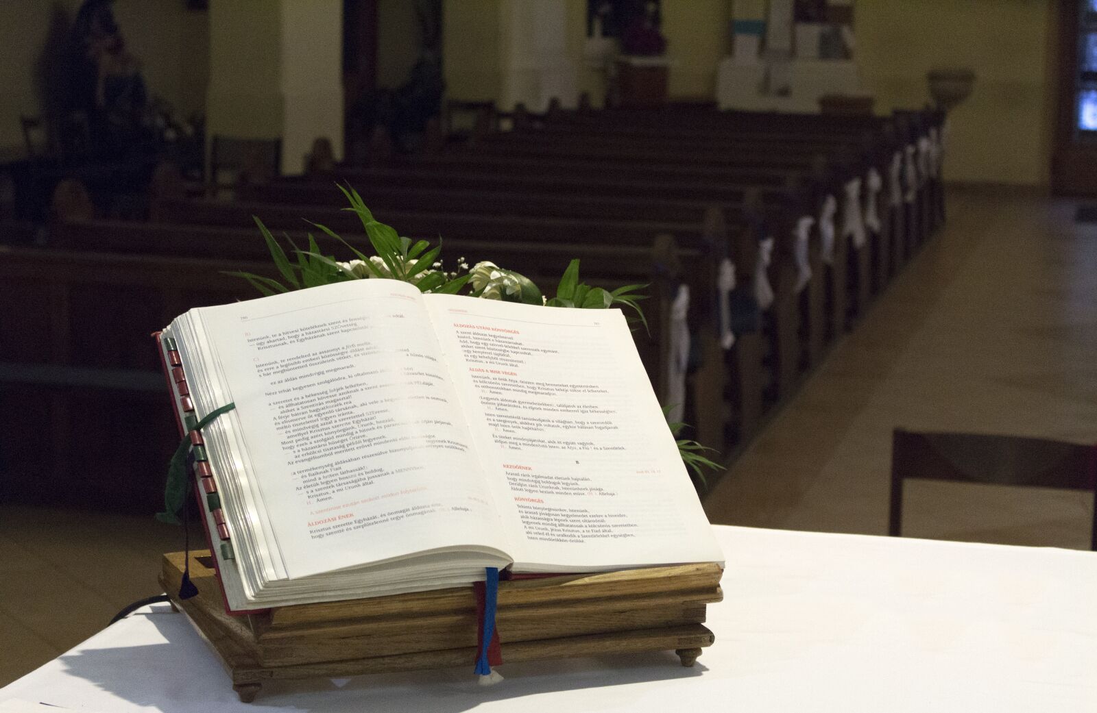 Canon EOS 700D (EOS Rebel T5i / EOS Kiss X7i) sample photo. Prayer book, altar, church photography