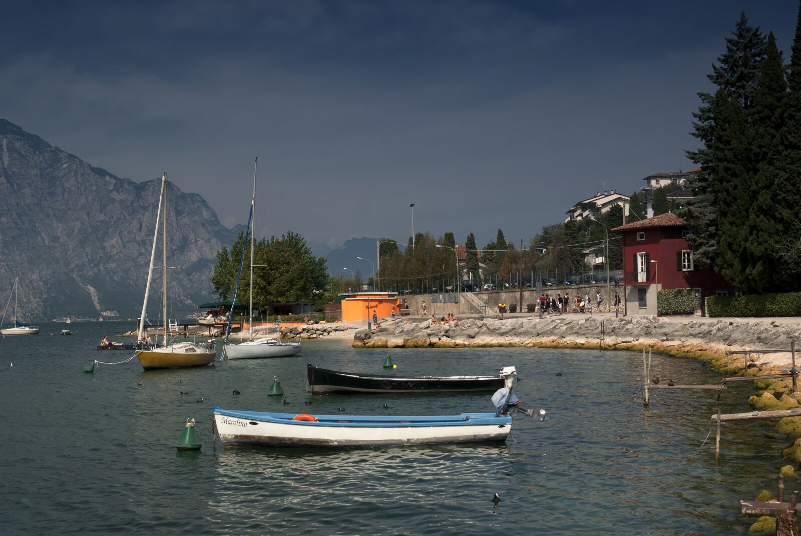 Nikon D80 sample photo. Italy, lake, garda photography