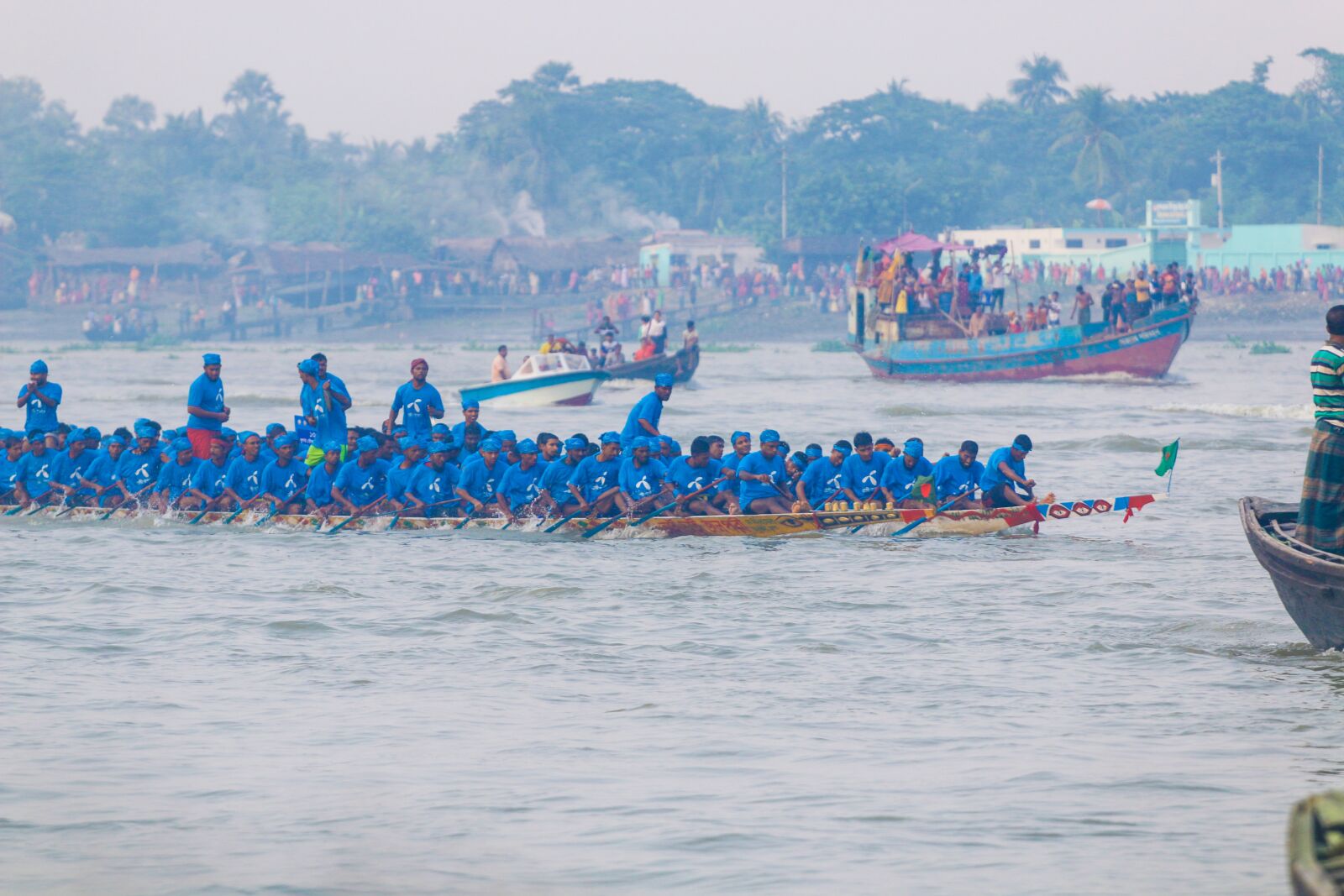 Canon EF 70-200mm F4L USM sample photo. Boat, traditional boat race photography