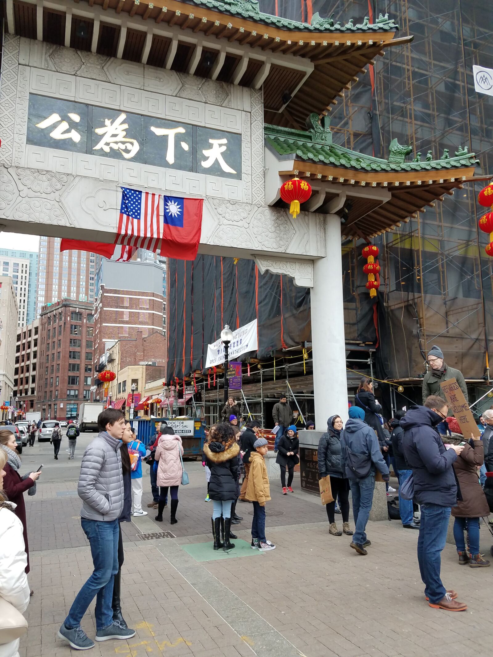 Samsung Galaxy S7 sample photo. Chinatown, boston, sign photography