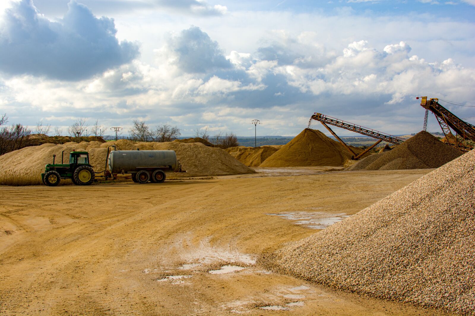 Nikon D7100 sample photo. Quarry, gravel pit, gravel photography