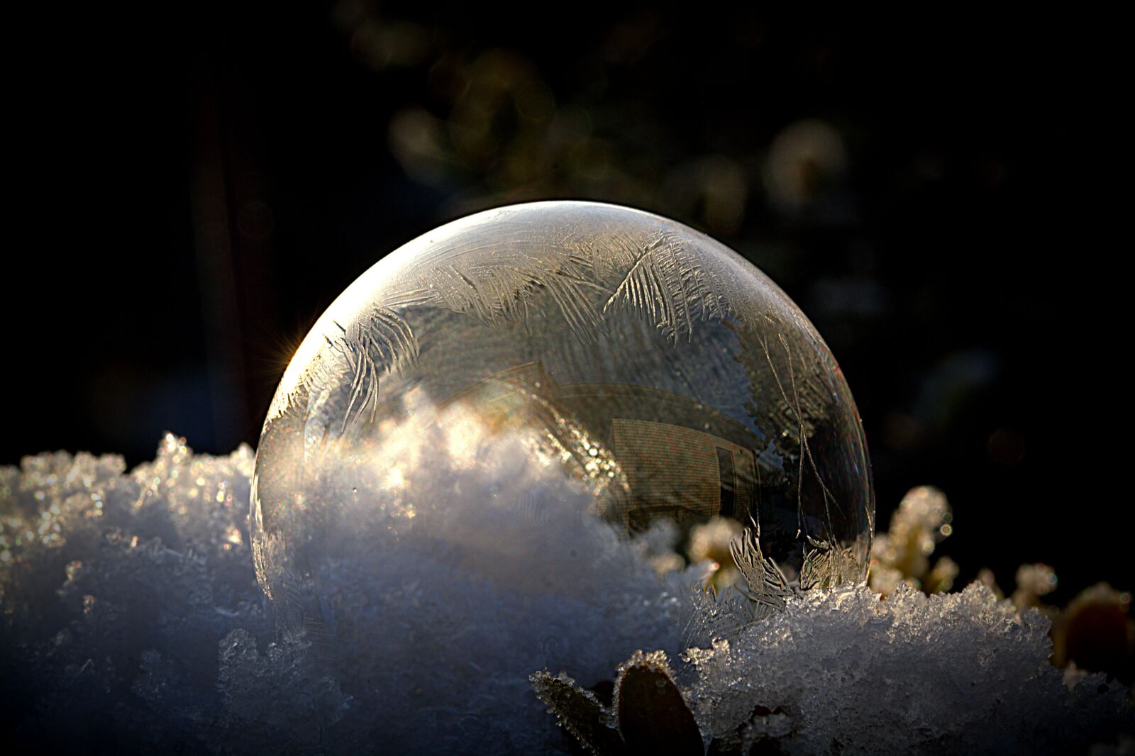 Nikon D5200 sample photo. Soap bubbles, frozen, frozen photography