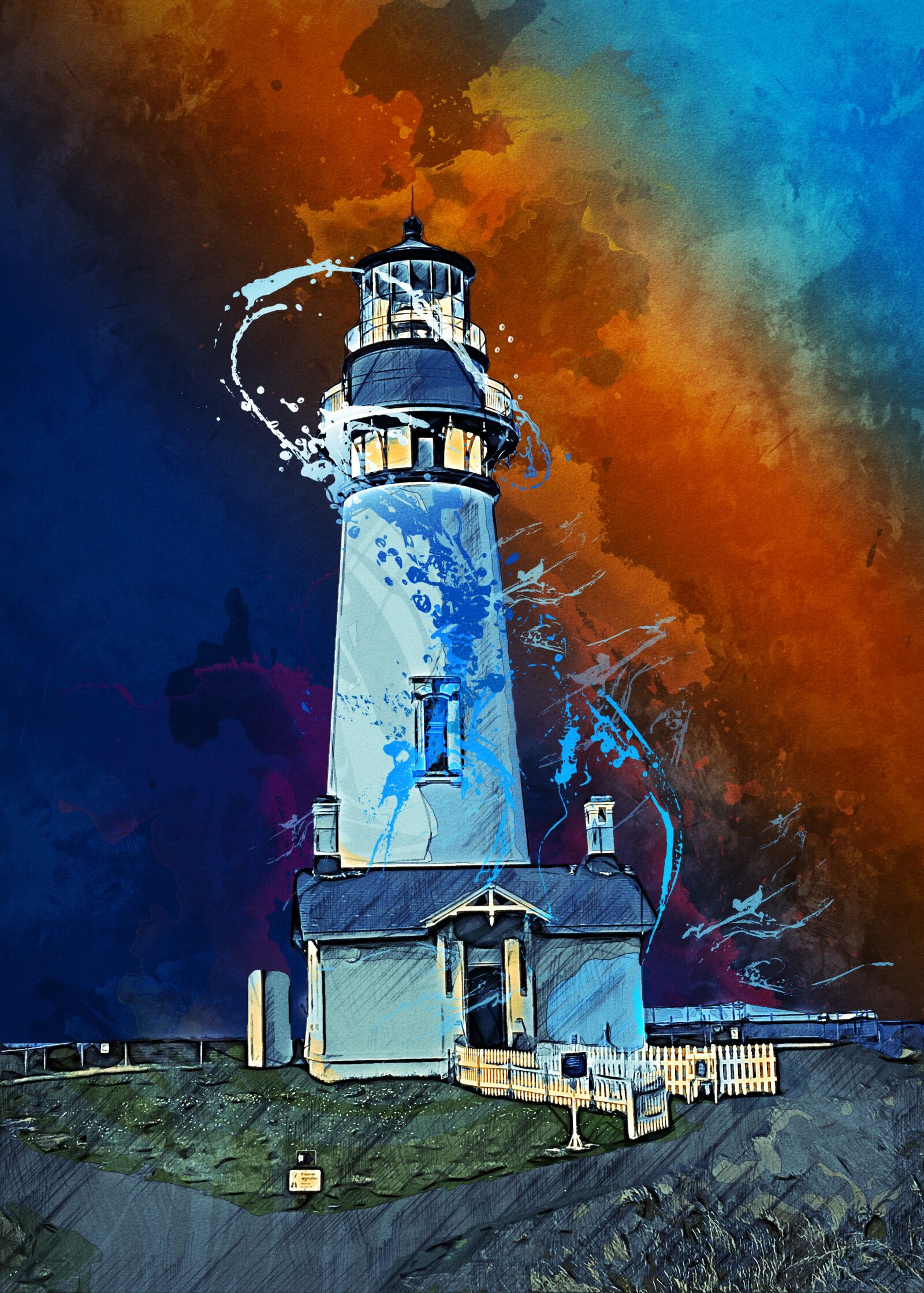 Sony Alpha DSLR-A100 sample photo. Lighthouse, building, architecture photography