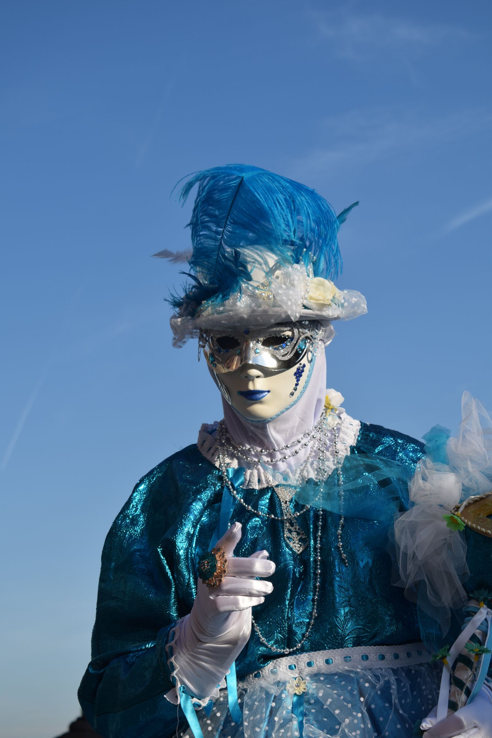 Nikon D3300 sample photo. Blue, sky, mask photography