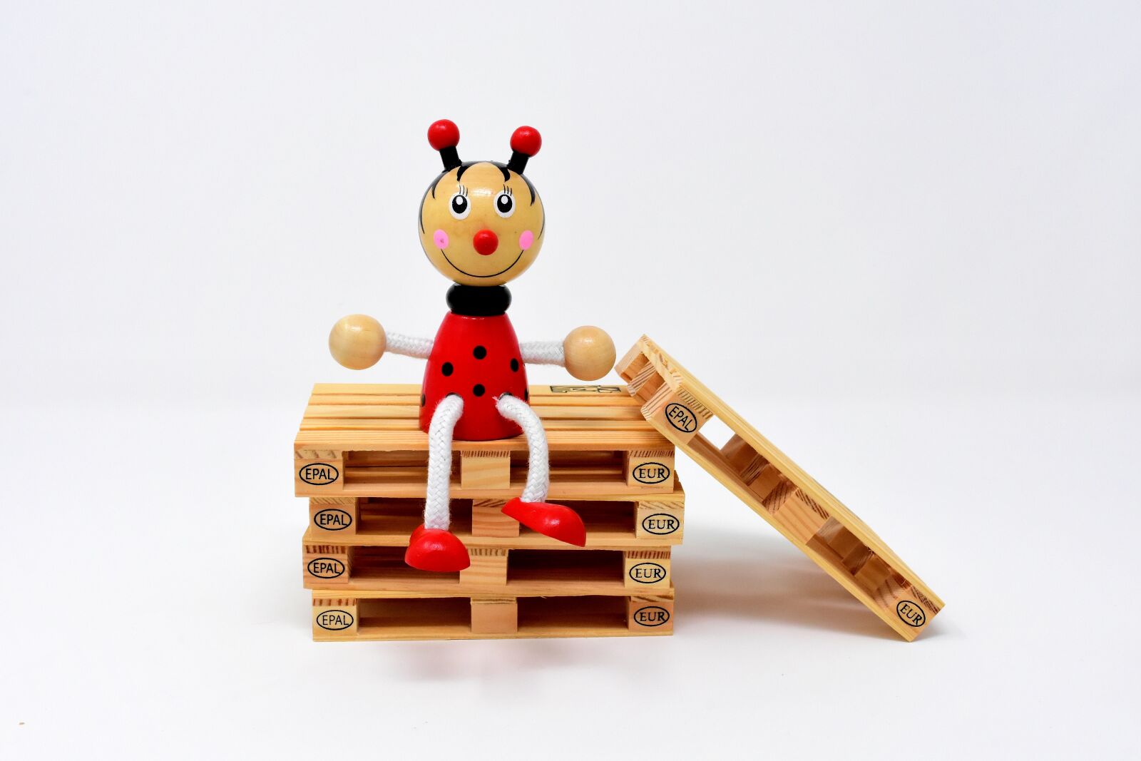 Nikon D7200 sample photo. Ladybug, figure, wood photography