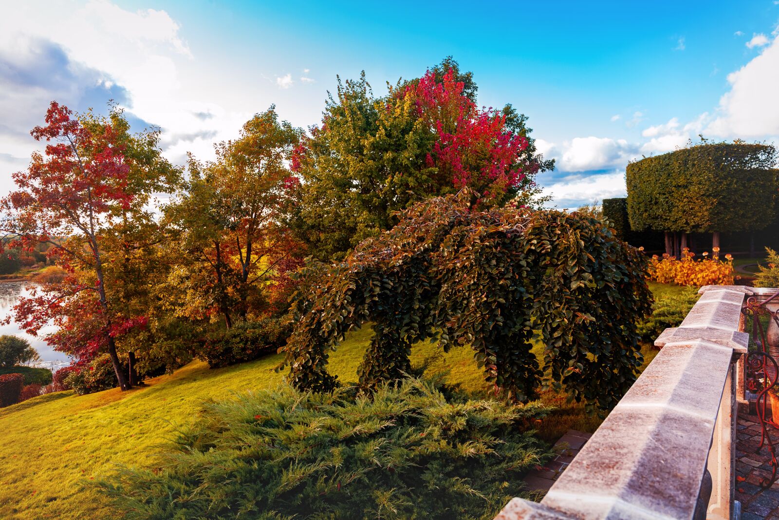 Canon EOS 5D Mark II sample photo. Landscape, autumn, paint photography