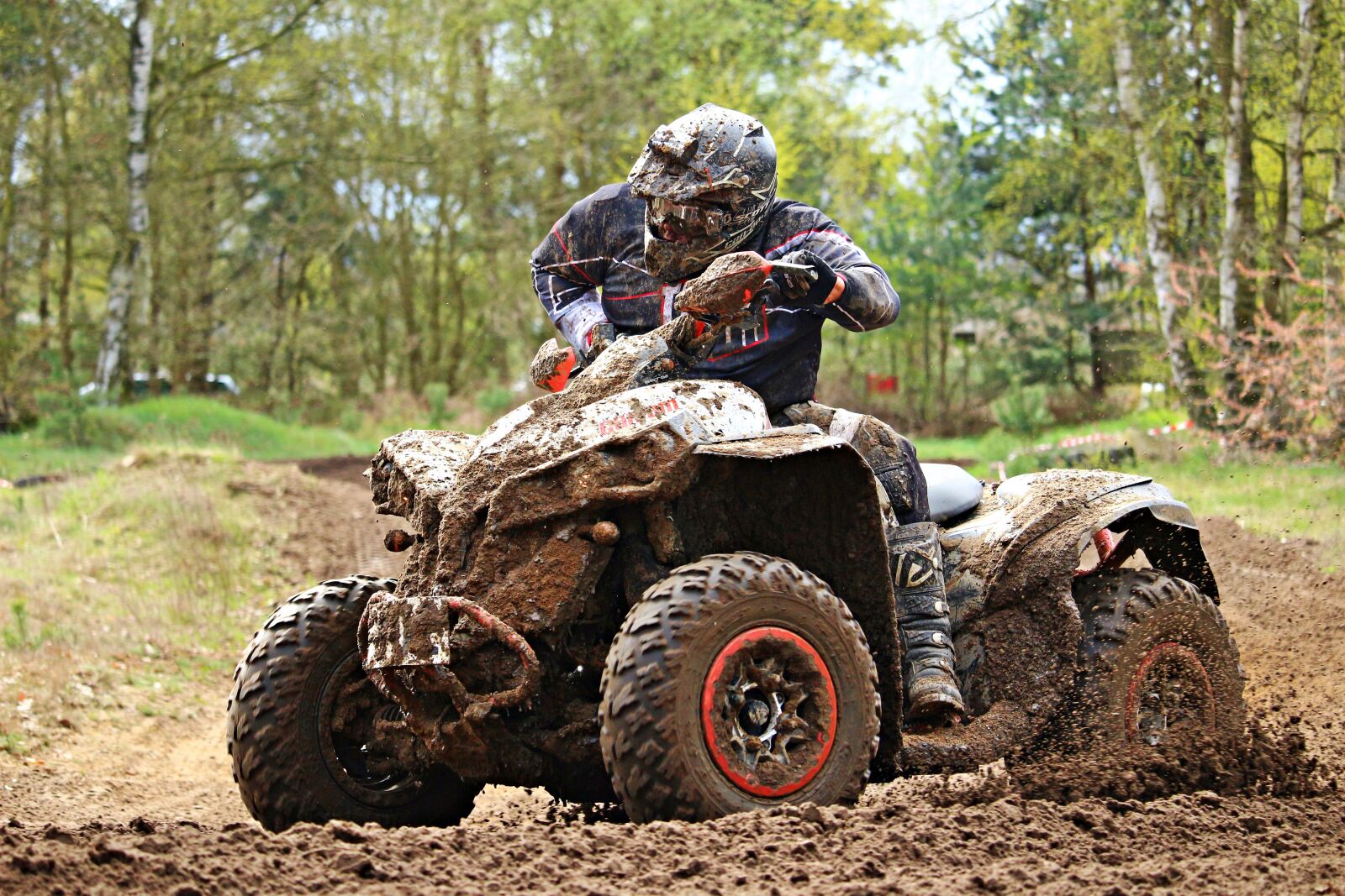 Canon EOS 100D (EOS Rebel SL1 / EOS Kiss X7) sample photo. Atv, motorsport, enduro photography