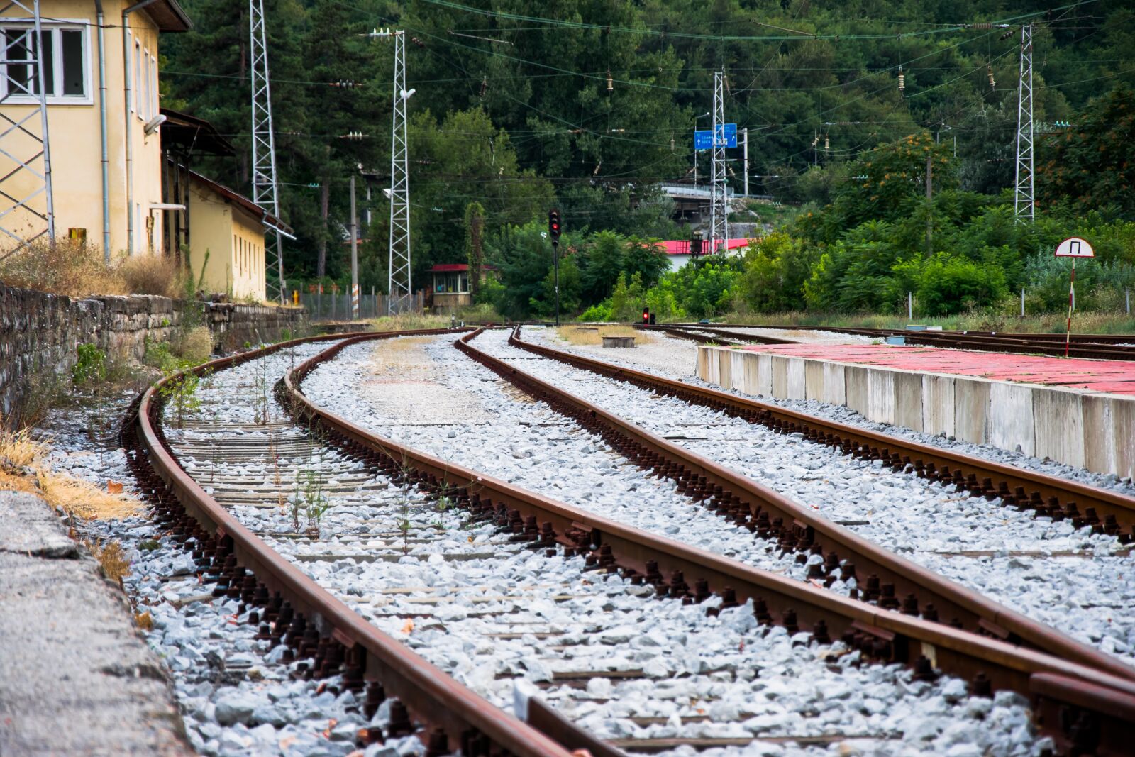Nikon D3300 sample photo. Station, bulgaria, railway line photography
