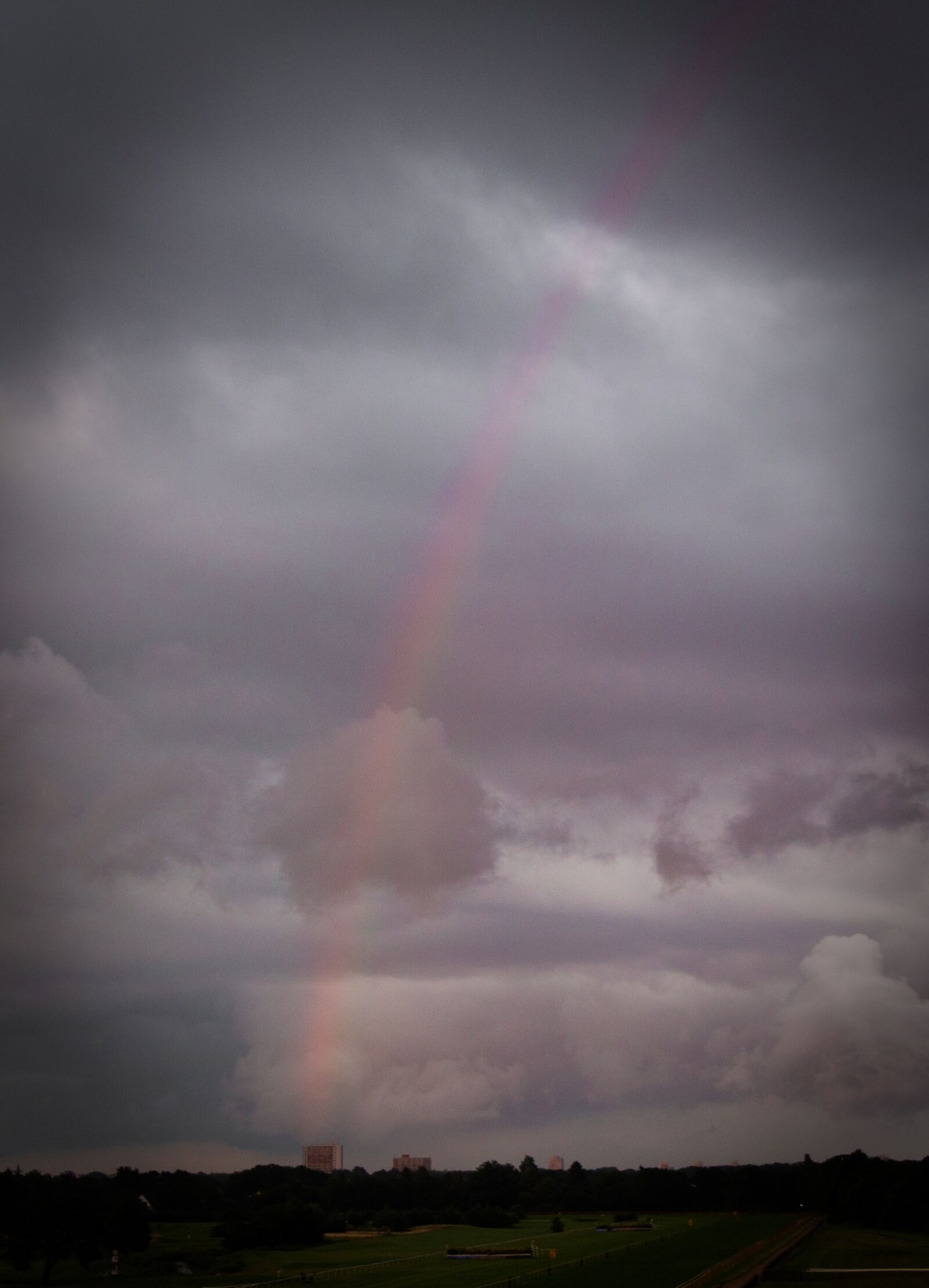 Canon EOS 70D sample photo. Rainbow, sky, city photography