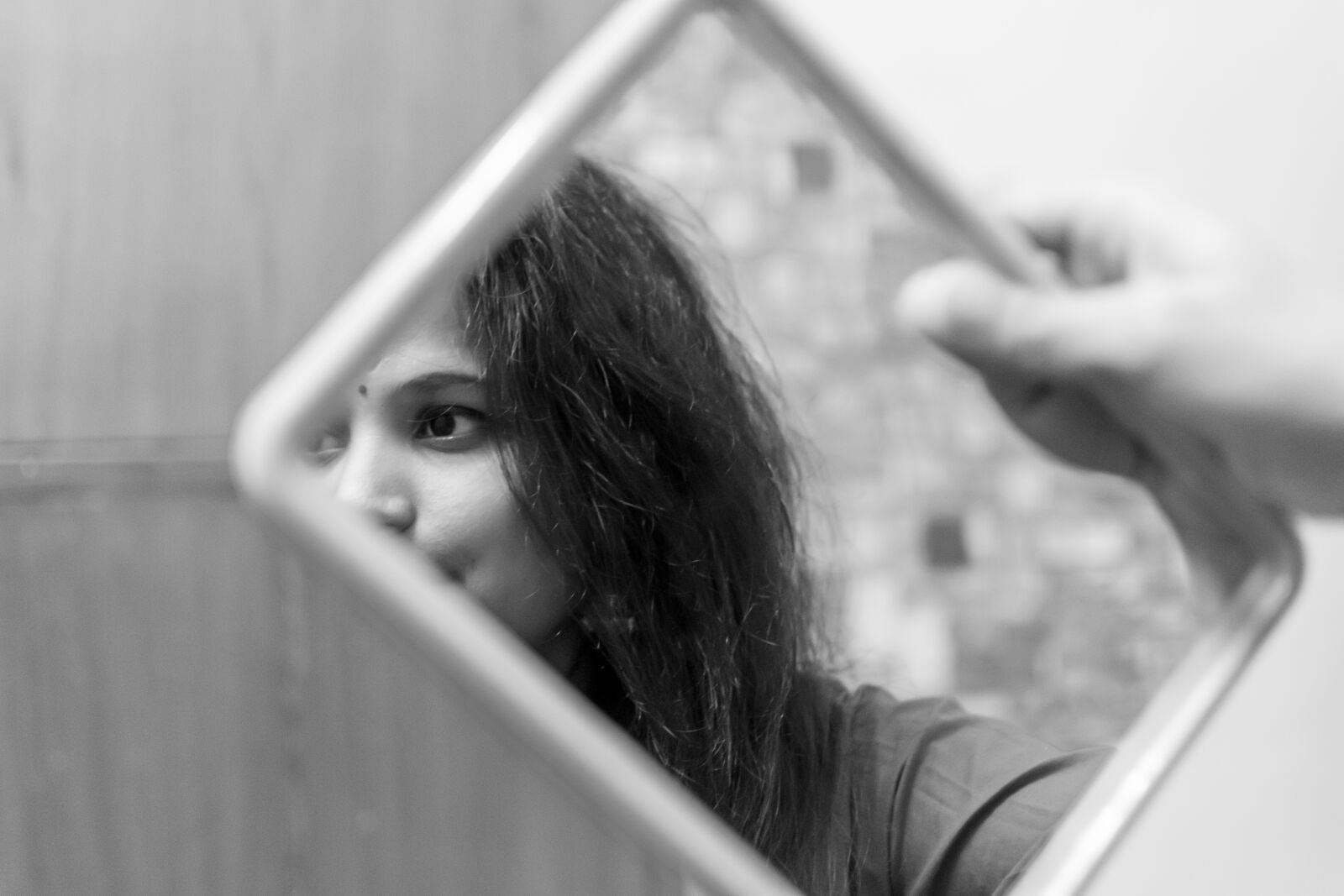 Nikon D5300 sample photo. Female, lady, mirror photography