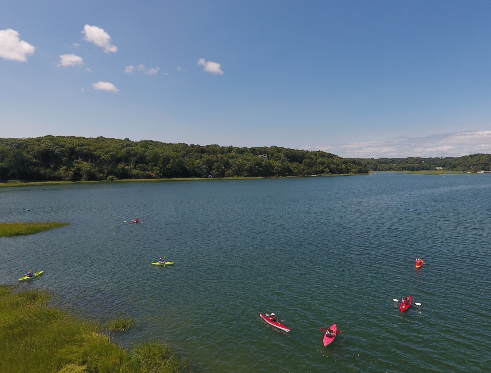 DJI FC330 sample photo. Kayaking, water, blue photography