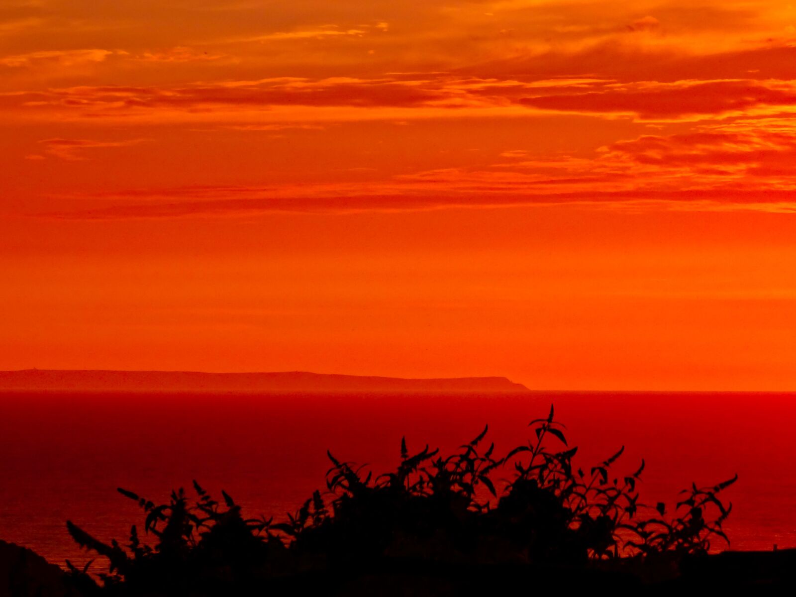 Sony DSC-HX50 sample photo. Sunset, landscape, orange photography