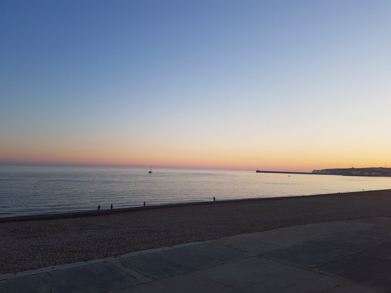 Samsung Galaxy S7 sample photo. Sunset, sea, beach photography