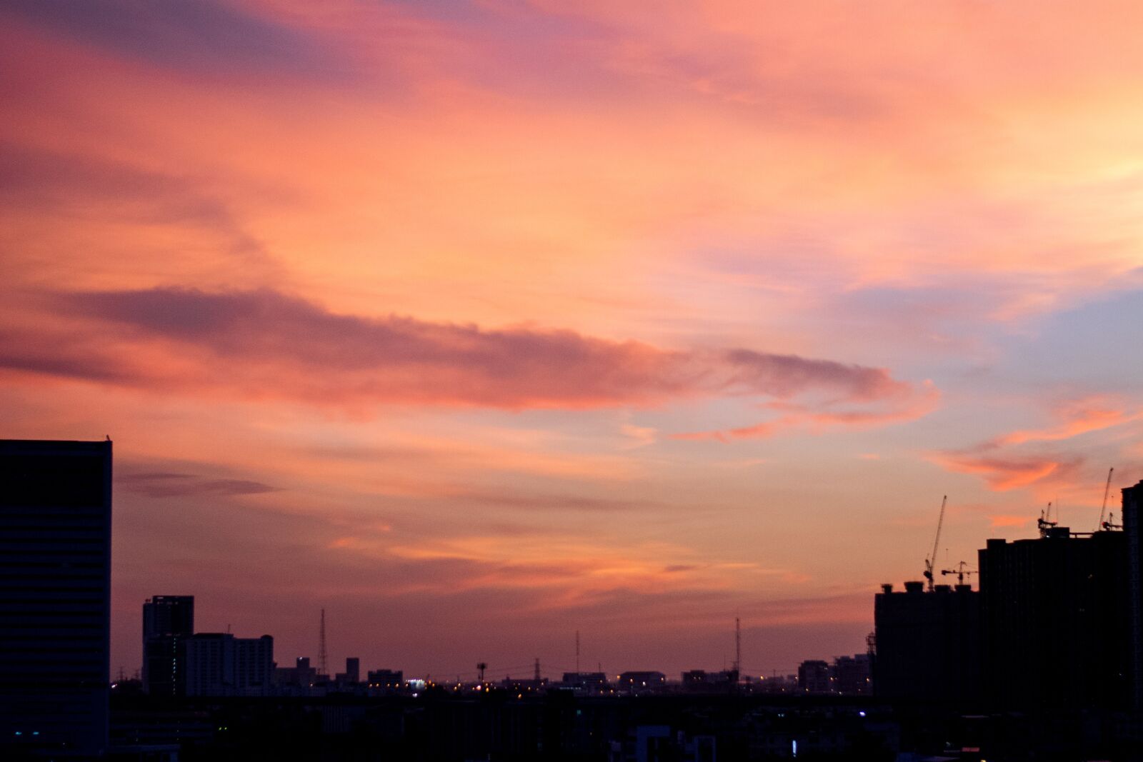 Nikon D5200 sample photo. Evening, pink, sunset photography
