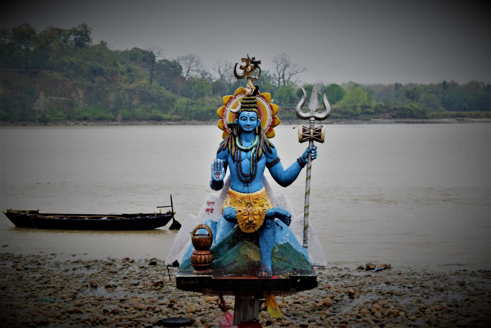 Nikon D3300 sample photo. Shiva, nepal, statue photography