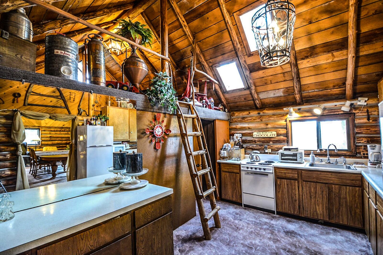 Nikon D5200 sample photo. Log, cabin, rustic photography