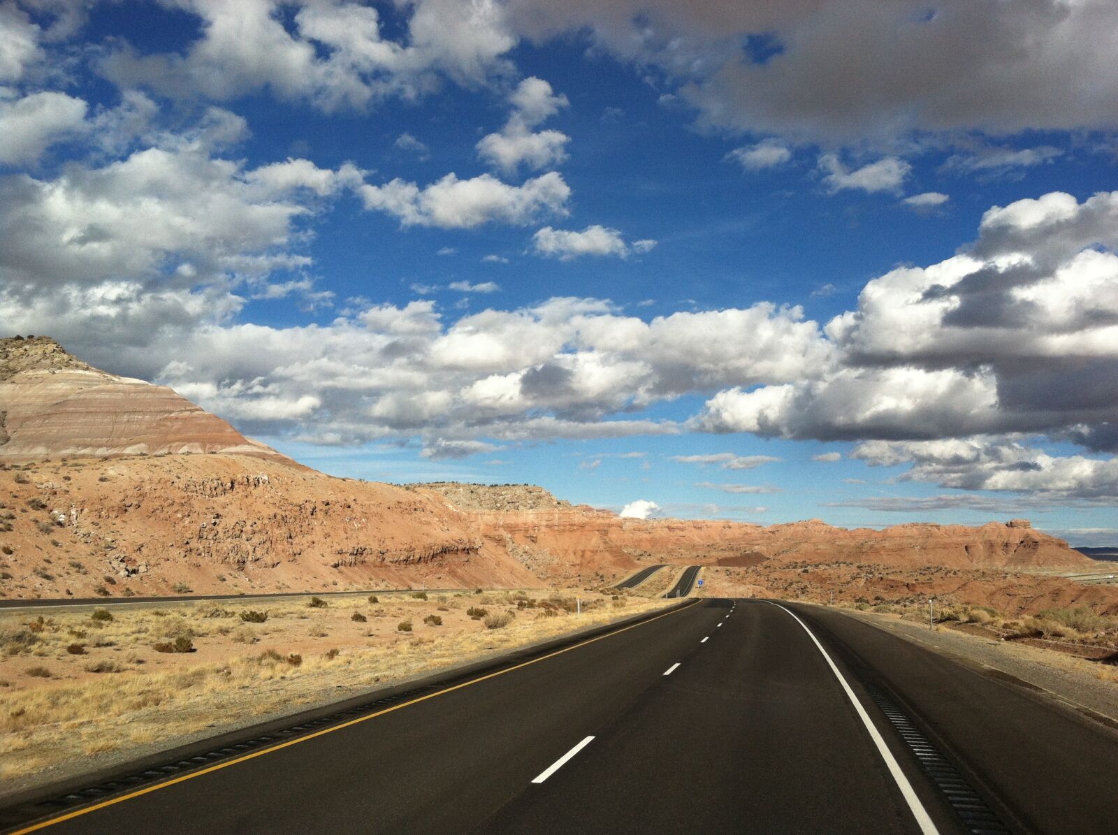 Apple iPhone 4 sample photo. Road, highway, sky photography