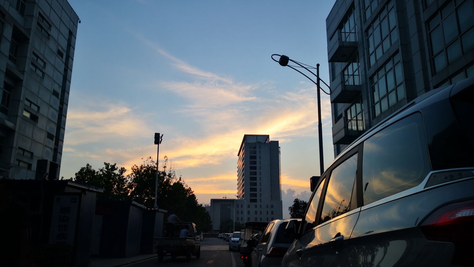 HUAWEI Mate 10 sample photo. Sunset, architecture, sky photography