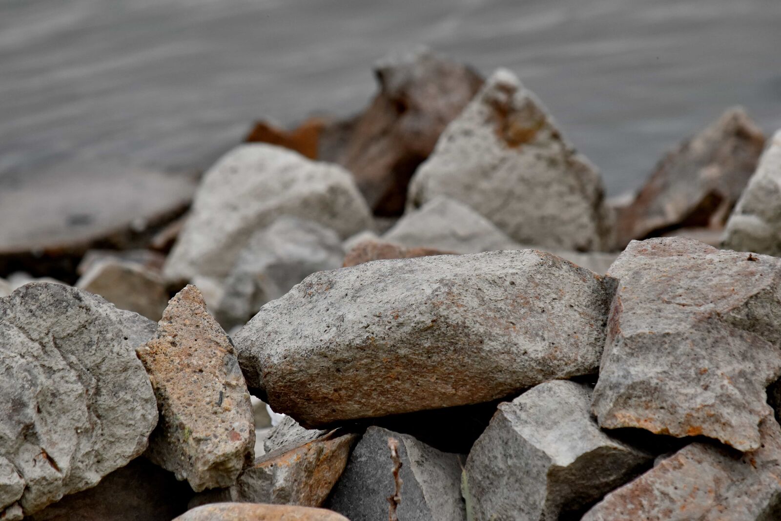 Nikon D5500 sample photo. Big rocks, riverbank, nature photography