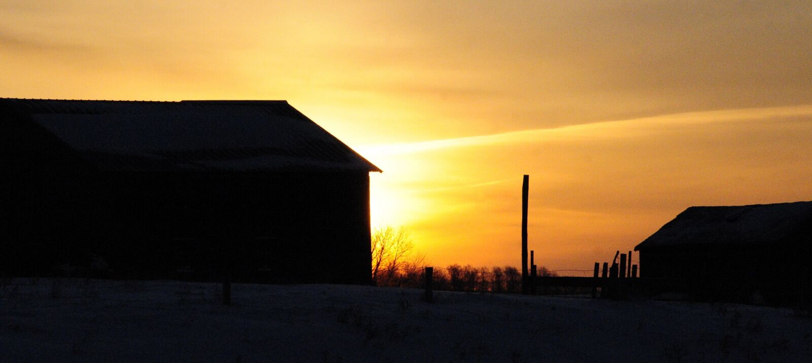 Nikon D300 sample photo. Sunset, farm, barn photography